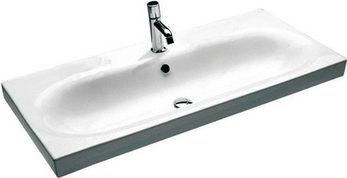 Раковина 1105х500мм, с 1 отв. д/смесит., (БЕЗ креплен.YR47), Daytime KL