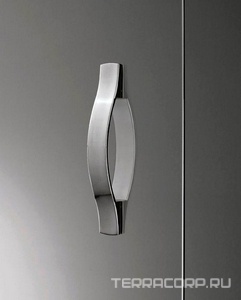 Дверь для душа, в нишу, 900х1900мм, петли слева, (профиль цв. хром, стекло 6мм прозрачное),  ZZ Cezares Fontano FONTANO-B-1-90-C-Cr-L