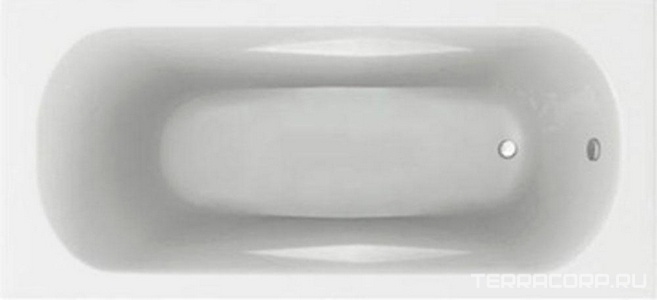 Ванна акриловая "", 1700х750 мм, прямоугольная, БЕЗ каркаса, слива-перелива и панели, белая Mirsant Каспий ЧК17075