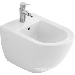 Биде подвесное 370х560мм, крепёжные вставки в компл., (цв. 01 white), Subway XXZZ