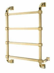 Полотенцесушитель 530(580)хh810х185мм,4 перекладины, (эл.+Box, 230V, подкл.справа!!!), крепёж в компл., (цв. бронза), Margaroli Concerto 832 ZZ