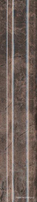 Керамическая плитка Kerama Marazzi Мерджеллина Багет коричневый темный 3х15 Коричневый, фото 4