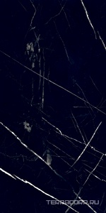 Керамогранит Alpas Euro Premium Marble Marquina Black High Gloss 60x120 Черный 