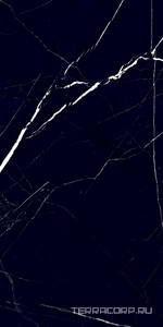 Керамогранит Alpas Euro Premium Marble Marquina Black High Gloss 60x120 Черный 
