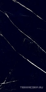 Керамогранит Alpas Euro Premium Marble Marquina Black High Gloss 60x120 Черный 
