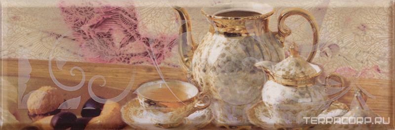Керамическая плитка Absolut Keramika Monocolor 10x30 Decor Tea Time 03 10x30 Комбинированный, фото 3