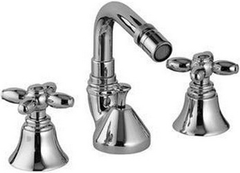 Смеситель для биде на 3 отв. с д/к (хром), Old italy KL