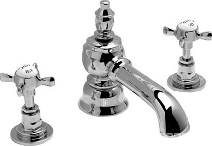 Смеситель для раковины, на 3 отв. с д/к, (хром)  ZZ Devon & Devon Antique ADA15CR