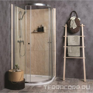 Душ.уголок  90x90х190 см, раздвиж. двери, проф.хром,стекло прозрачное, БЕЗ поддона (арт.E62444-F-00) ZZ Jacob Delafon Serenity E14R90-GA