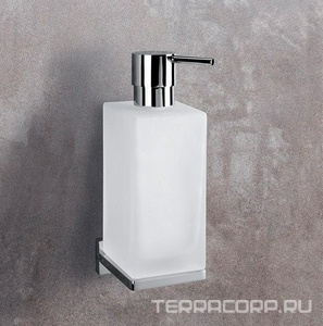 Дозатор для жидкого мыла настенный, (стекло матовое / хром),  Colombo Look B9316.000