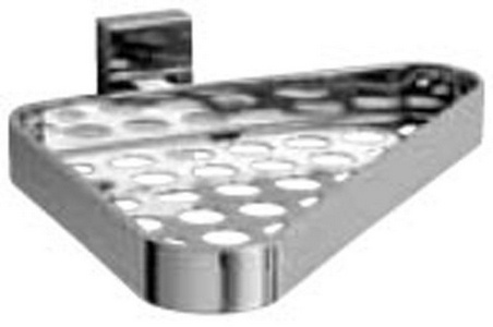 Полка для душа металлическая, угловая 185х165мм (цв.хром)  ZZ 3M 9900 9936 CC