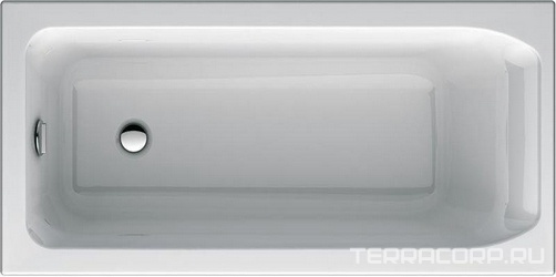 Ванна 1700х800хh450мм, прямоугольная, для встраивания (установка без панелей), без ножек арт.C895000 и слива-перелива, (акрил), Active XX