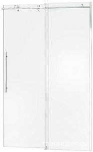 Душевое ограждение "Пуэрта" 1200 мм  (для Г-образного или от "стены до стены") проф.хром, прозрачн.стекло, БЕЗ поддона, БЕЗ боковой части Good Door PUERTA ПУ00005