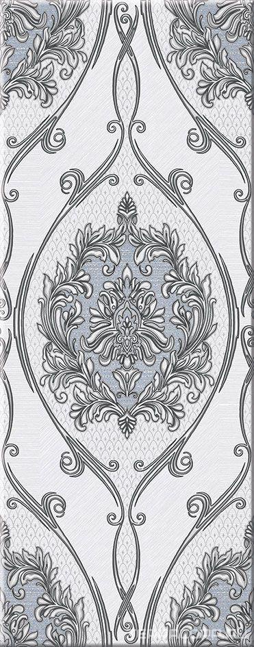 Керамическая плитка Azori Chateau Декор Grey "Classic" 20.1x50.5 Комбинированный, фото 3