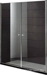 Дверь в нишу 1124-1174хh1950мм, 2-х створчатая, распашная вовнутрь и наружу, (стекло прозрачн. 6мм, фурнит. цв.хром), Triumph XX