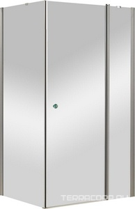 Душевой уголок 1200х1000хh1970мм, прямоугольный, "Правый", распашн. дверь, вход 600мм, (стекло прозр. 6мм, фурнит. цв.хром),  ZZ Cezares Triumph TRIUMPH-AH-1-120/100-C-Cr-R