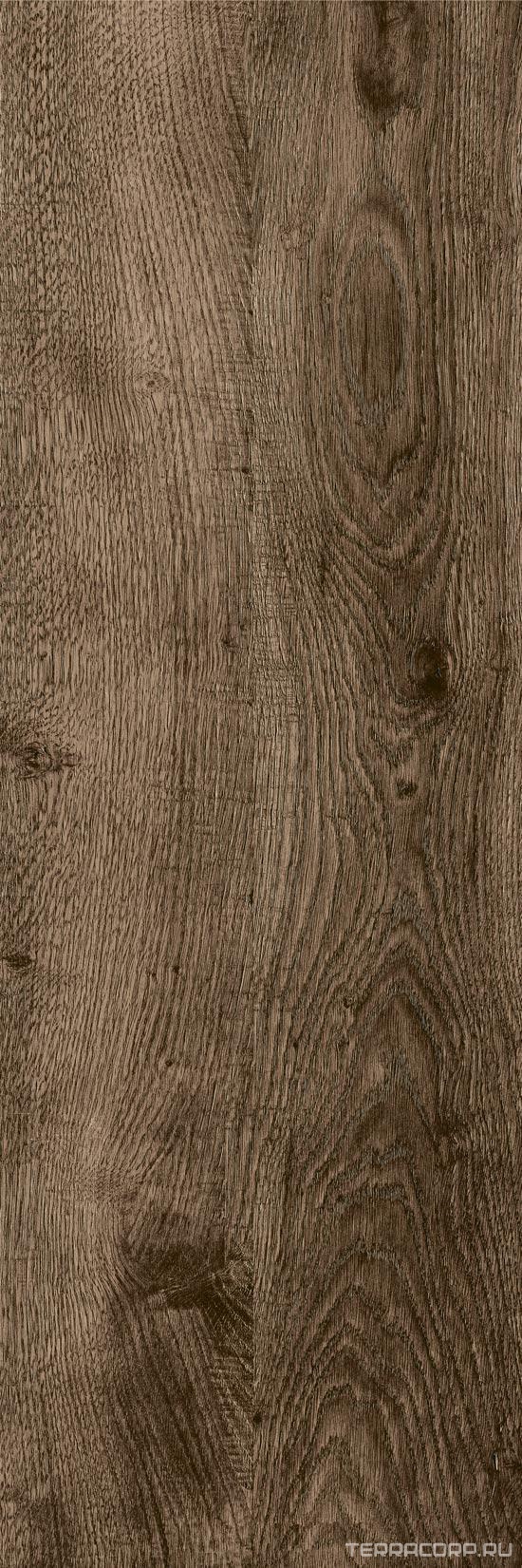 Керамогранит Grasaro Italian Wood Керамогранит GT-252 темно-коричневый l20x60 Коричневый, фото 5