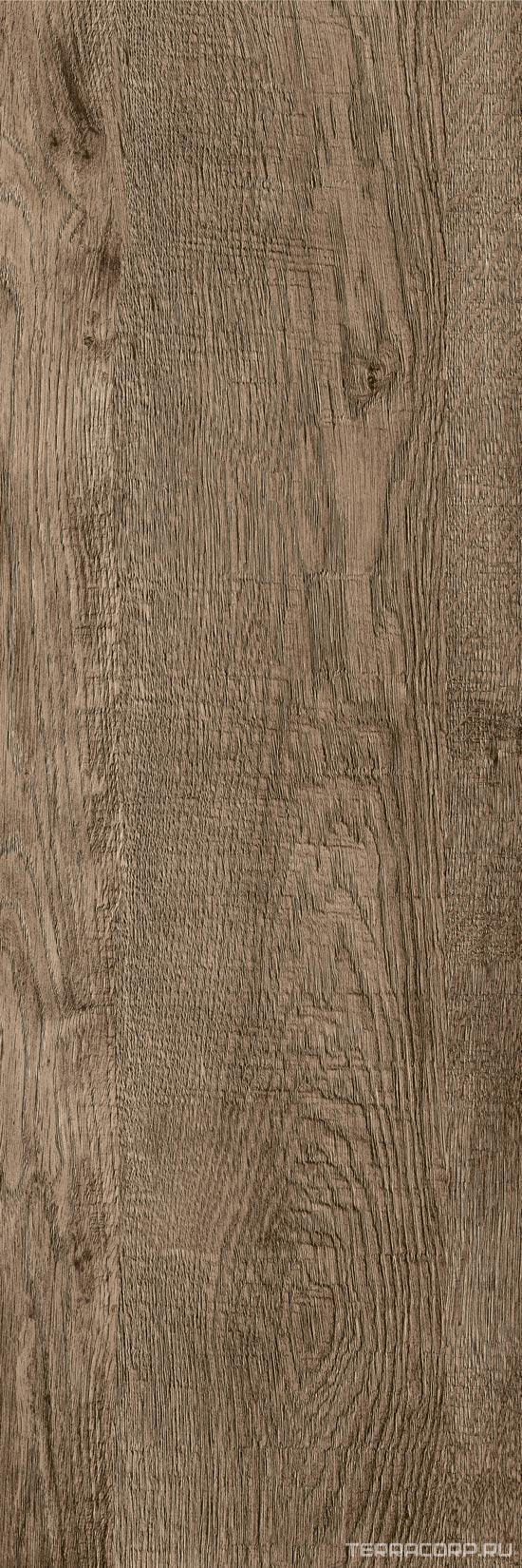 Керамогранит Grasaro Italian Wood Керамогранит GT-252 темно-коричневый l20x60 Коричневый, фото 4