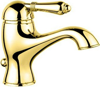 Смеситель для раковины, с д/к, (цв.латунь, ручка El Capitan),  ZZ Nicolazzi Classico 3402 GB 75