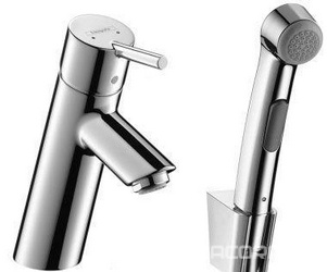 Смеситель для раковины с гигиенической лейкой, БЕЗ донного клапана ZZ