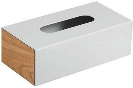 Держатель для бумажных салфеток 270хh76х120мм, крепёж на магнитах к полочке зеркал арт.арт.A379 / A380, (цв. NH каштан),  XX Villeroy & Boch My nature B00159NH