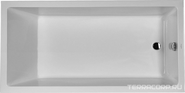 Ванна 1800х900хh485мм встраиваемая акриловая, без ножек и сифона,  ZZ Duravit Starck X 700050000000000