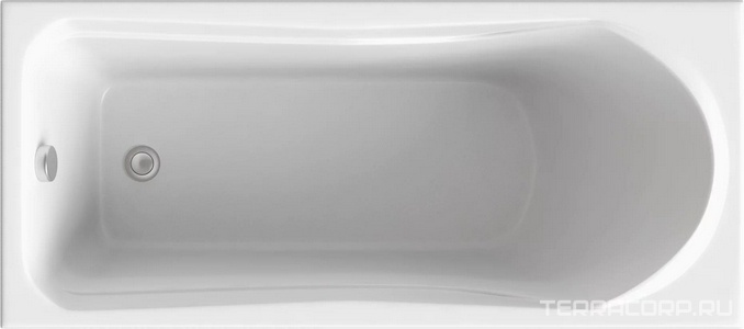 Ванна акриловая  170х75 см (БЕЗ каркаса n039781 и сифона 19649) Bas Мальта В 00023