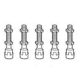 Ножки (компл.6шт.) для душевого поддона шириной менее 1200мм,MEPA Huppe Purano ХХ