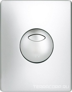 Накладная панель Skate, 2 объема смыва, матовый хром, ZZ Grohe Grohedal 38862P00