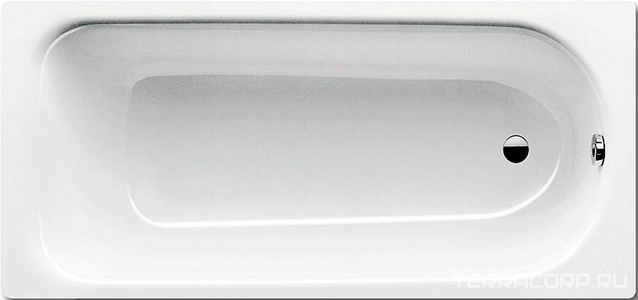 Стальная ванна  Мод.373-1 170х75, без ножек, слива-перелива ZZ Kaldewei Saniform Plus 112600010001