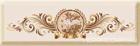 Керамическая плитка Absolut Keramika Monocolor 10x30 Decor Medallion Flower 03 10x30 Комбинированный, фото 3