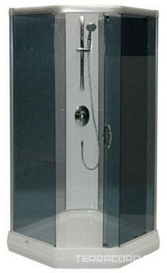 Душевая кабина  NEW 90*90 тонир/проф мат хром (158831) KL Aquanet Penta 158831