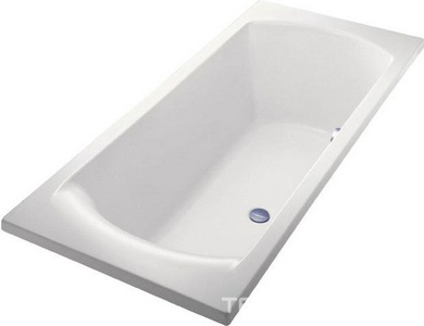 Ванна  180х80 см, слив в центре, БЕЗ каркаса SF143RU-NF, БЕЗ сифона, белая ZZ Jacob Delafon Ove E60143-00