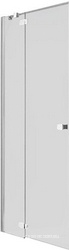 Дверь распаш. с неподв.сегментом,для монтажа с бок.панелью, 870-895хh1950мм,вход 555мм,петли слева,(стекло 6мм, GLпроз., фурн.05 полир.алюм) СOMBI ZZ