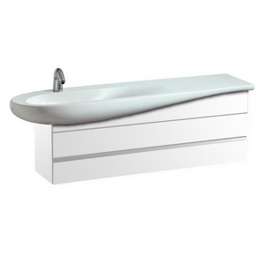 Тумба с двумя ящиками 1350хh490х320мм, (под раковину арт. 8.1497.1), цв. белый, Alessi One ZZ Laufen alessi 4.2436.0.097.631.1