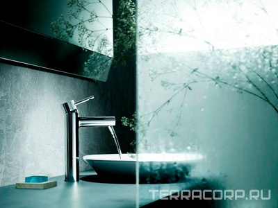 Смеситель CUFF для раковины высокий, без донного клапана, хром Jacob Delafon Cuff E98299-CP