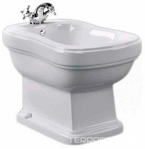 Биде напольное 400x640хh390мм, с 1 отв. д/смесит., крепёж цв.белый в компл.,  ZZ Cezares Laredo CZR-620