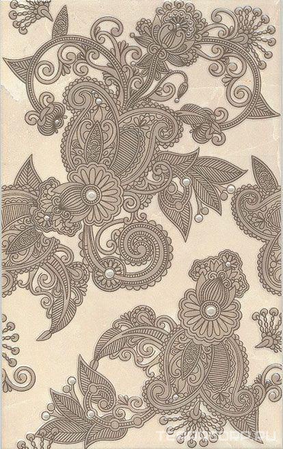 Керамическая плитка Kerama Marazzi Кашмир Декор l25х40 Комбинированный, фото 3