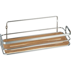 Полка для ванной комнаты одинарная, Wood XX