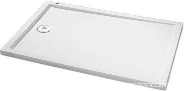 Поддон д/душа 1200х900хh40мм, полимерный, усиленный, белый, установка на уровне пола, (без ножек и сифона),  ZZ Huppe Huppe Purano 202158 055