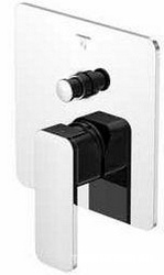 Смеситель для душа, встраиваемый в стену, с переключателем, (БЕЗ встр.части арт.010 2110), (цв. хром), 230 XX