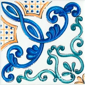 Керамическая плитка Kerama Marazzi Капри Декор  майолика А45420х20 Комбинированный 