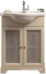 Тумба напольная Кама 65, 655x880x470мм, БЕЗ раковины Mia 65, цвет слон.кость ХХ