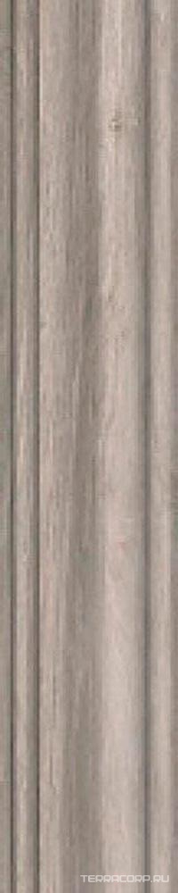 Ступени Kerama Marazzi Колор Вуд Плинтус серый 8x39.8 Серый, фото 3