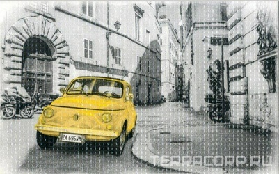 Декор Сириус Фиат желтыйXX25х40