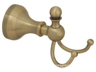 Крючок двойной, бронза ZZ