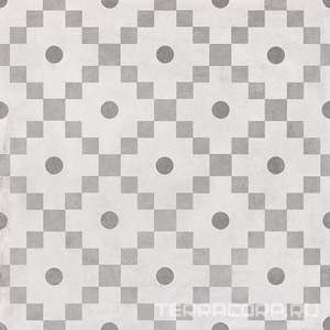 Керамогранит Kerama Marazzi Карнаби-стрит  орнамент серый (9 видов) 20x20 Комбинированный 