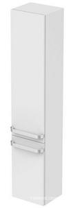 Пенал 350х300х1735cм, петли слева, 2-ве дверцы, 3+1 стеклянные полки, крепёж в комп., БЕЗ РУЧКЕК арт.R4355хх, (цв.бел.глянц.),  ZZ Ideal Standard Tonic II R4319WG