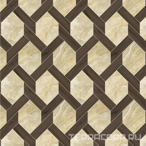 Мозаика Kerama Marazzi Сальветти Модульное панно Carlotto (72286, n046644)51.9х59.2 Комбинированный 