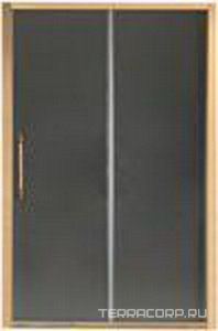 Дверь сдвижная 2-х секц. в нишу 176-182хh200см, (вход 75см), (правая/левая, профиль цв.бронза, стекло прозр. 6мм + StarClean),  Dolce Vita ZZ Samo Impero BS7380 TR BRX + StarClean